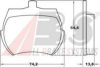 MINI 6557206113 Brake Pad Set, disc brake